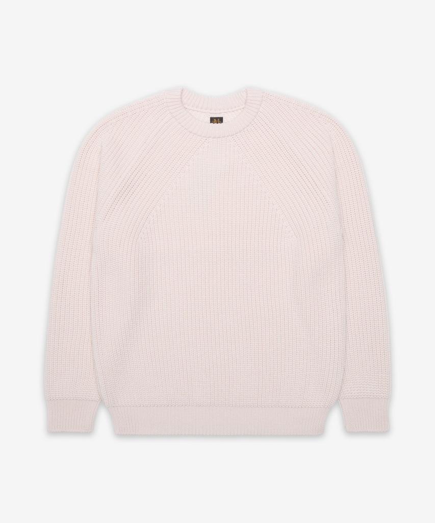 Batoneo Signature Crewneck Knit - Ivory / Bn-25Aw-10Ivory
