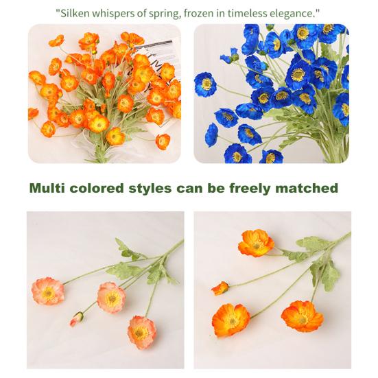 Искусственные цветы Весенние украшения Реалистичные цветы ручной работы с гибким стеблем для домашней цветочной композиции Весенний свадебный праздничный декор