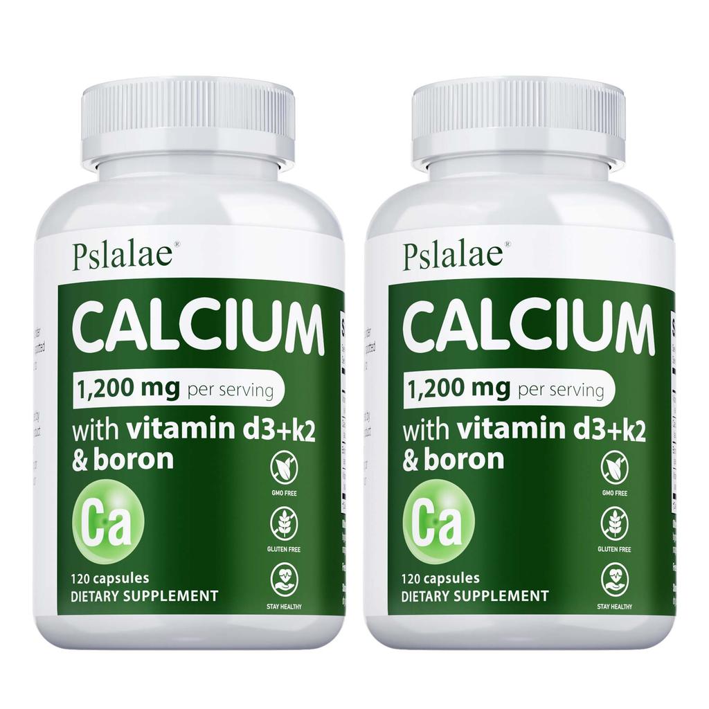 Vitamin D3 & K2 Capsules, 1200mg, Calcium Absorption, Bone Health, Immune Support, Suitable for Adults
