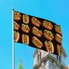 1pc Multi-size Humorous Hot Dog Flag - Polyester Outdoor Decor with Cartoon Ingredients, No Electricity Required, Suitable for Yard, Lawn, Porch, Indo