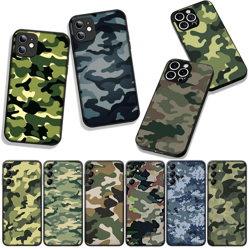 Чехол для телефона Камуфляж Военный Армейский Камуфляжный узор для Apple iPhone 17 11 16 Pro XS Max XR 6 7 8 Plus + 16E SE 2020 Air 5 8+ Чехол