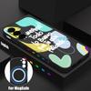 Красочный чехол с принтом счастливых букв для Samsung Galaxy S26 Ultra S25 FE S24 S23 S22 Plus S21 FE Встроенная металлическая пластина Магнитная силиконовая крышка