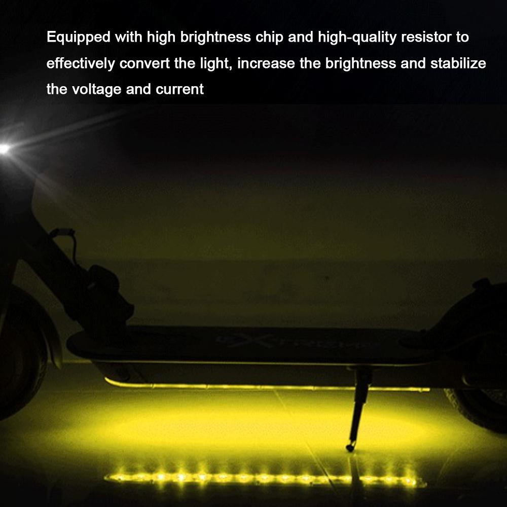 Светодиодная лента BT для шасси электрического скутера, декоративная подсветка, цветная нижняя сигнальная лампа, поддержка