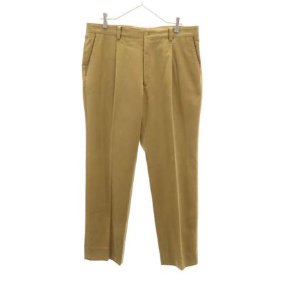LANVIN LA COLLECTION брюки с защипами из молескина, сделано в Японии, 94, коричневые, мужские, б/у