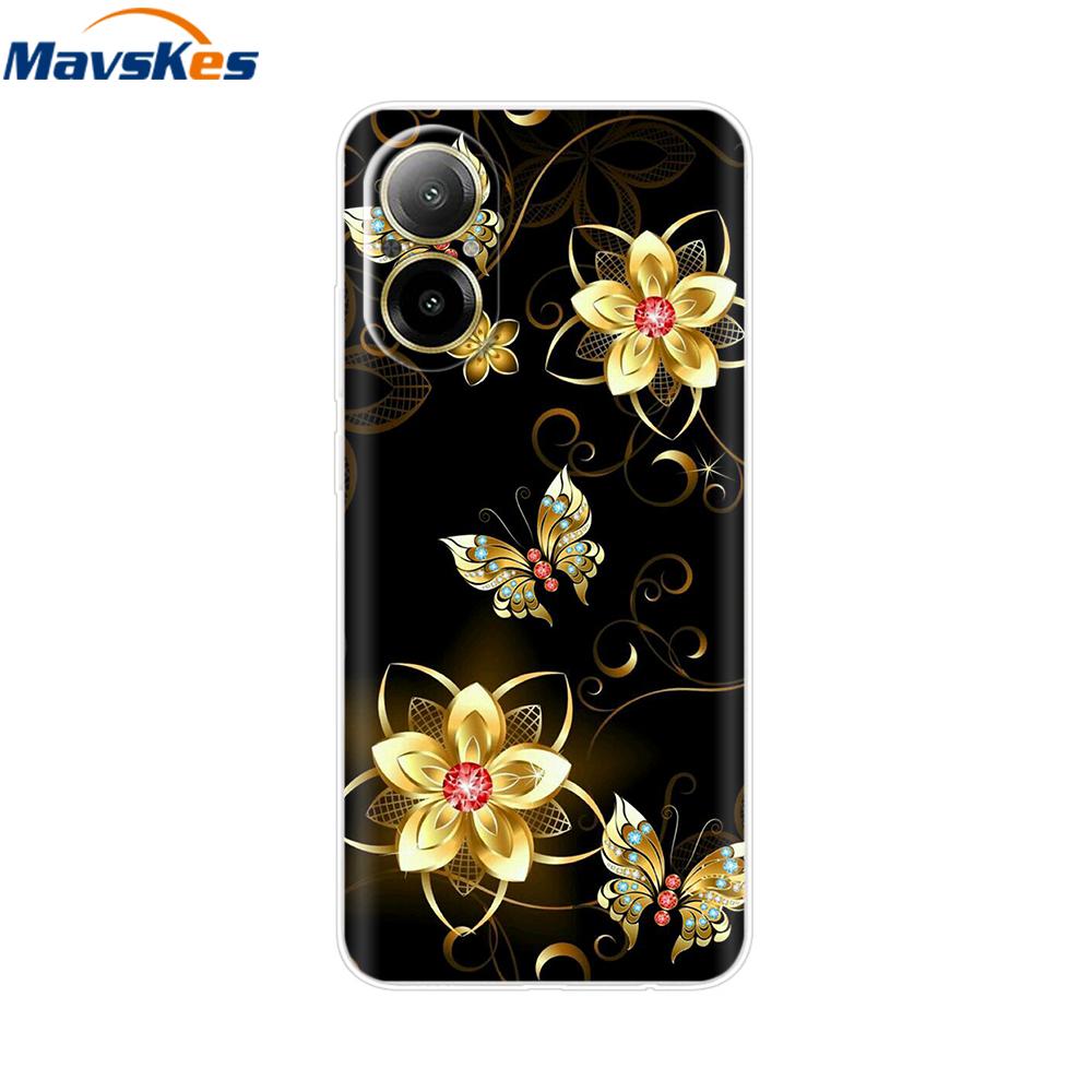 Для Realme C67 4G Чехол RealmeC67 C 67 4G RMX3890 Милые Мягкие Прозрачные Силиконовые Чехлы для Телефона Для Realme C67 4G Защитная Крышка Capa