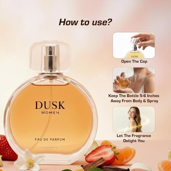Liberty Luxury Dusk Парфюмерная вода для женщин (электронная обработка данных),Цитрусовые, Цветочные и Теплые Древесные Ноты, Стойкий Роскошный Аромат, Роскошный Подарочный Набор (100мл)