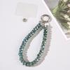 Colorful Plastic/Ceramics/Rock Chain Durable Portable Wrist Mobile Phone Strap Bracelet Hand Free Anti-lost Charm Keychain