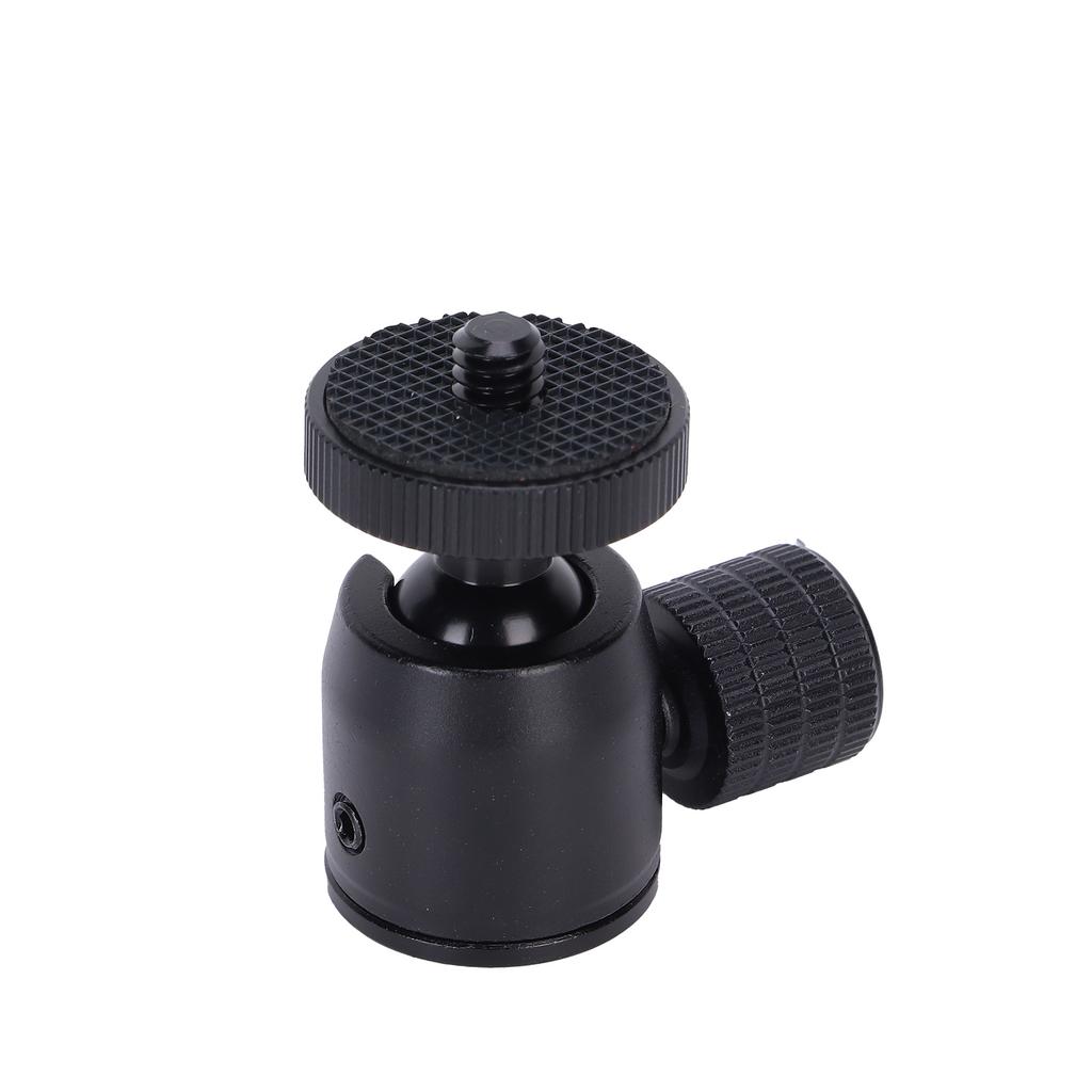 Mini Tripod Ball Head with 1 4 Inch Screw and Hot Shoe Mount Adapter for DSLR Camera Ring Light