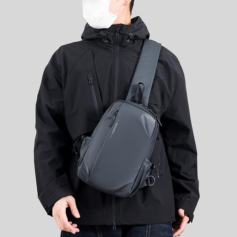 Мужская сумка через плечо, водонепроницаемая нагрудная сумка, сумка через плечо