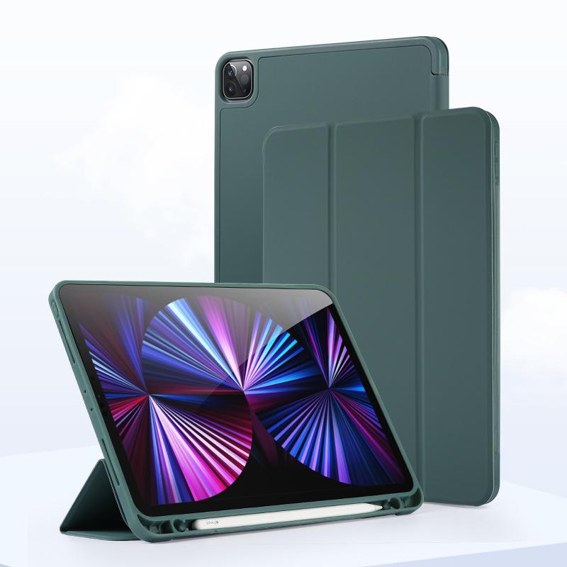 Подходит для планшета 2025 года 11 дюймов 10.5 Air4 с местом для стилуса Ipad10.2 Силиконовый 9.7 Мягкий защитный чехол на дно