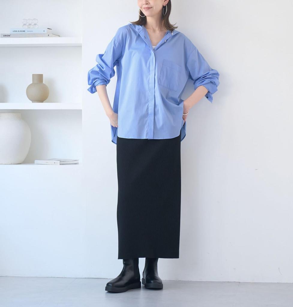 ROPE PICNIC Shirt Hoodie Sax F (48)