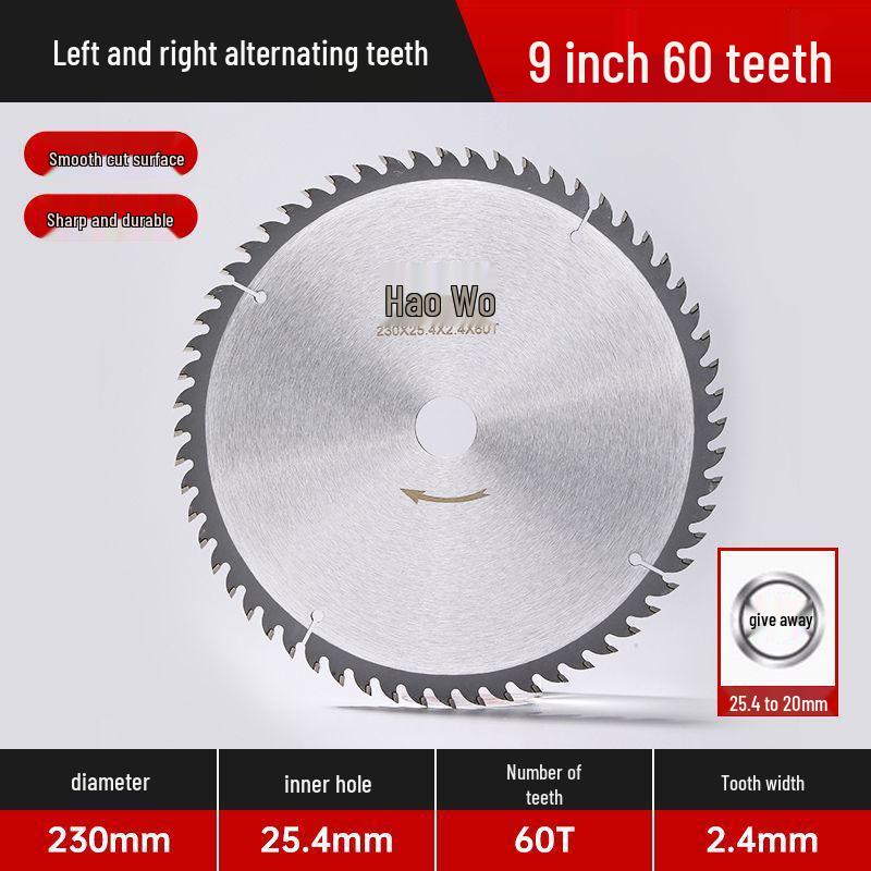 Carbide Saw Blade for Wood & Aluminum: Fits 4", 5", 7", 12" Angle Grinder Cutting Machines.
