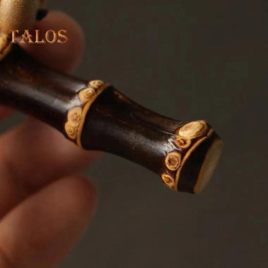 Подвеска из бамбука, модель «сделай сам», брелок в стиле ретро, модель A без шнурка, модель B с подвеской в виде тыквы