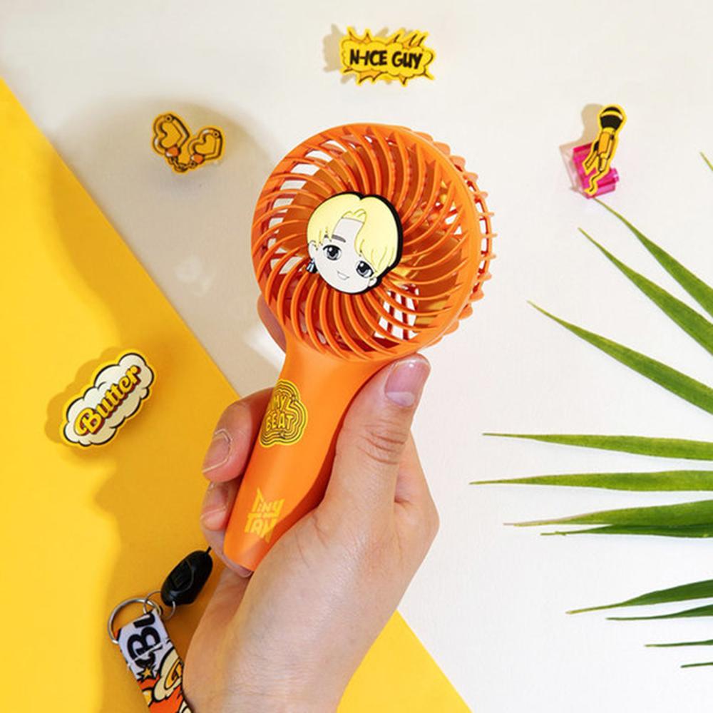 [Корея] БТС(Бантан мальчики) Мини-удобный веер TinyTan Butter, официальный, оригинальный, аутентичный, фигурка айдола, K-pop, корейский кумир, HYBE(Большой хит)