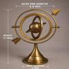 Brass Armillary Sphere Decor, Nautical Celestial Globe, Astronomy Sculpture, Antique Office Desk Decor, Study Room Accent