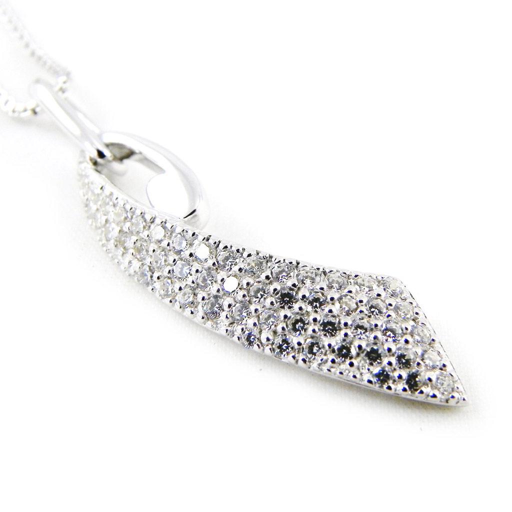 Altesse [H3253] — Белое серебряное ожерелье «Богиня»