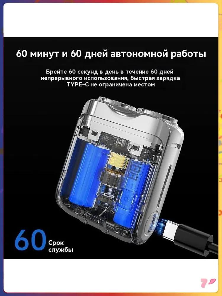 Электромобиль мини, синий