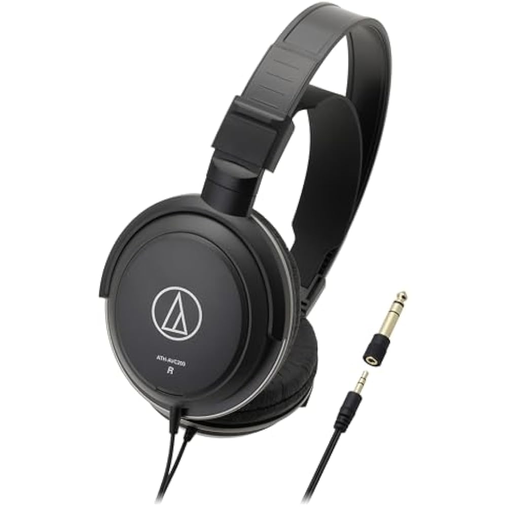 Проводные наушники Audio-Technica ATH-AVC200 для музыки и фильмов / Кабель: 3 м / 6,3 мм Стандартный / ...