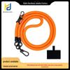 Polyester Crossbody Phone Lanyard with Back Clip and Camera Chain, Mobile Phone Hanging Rope.