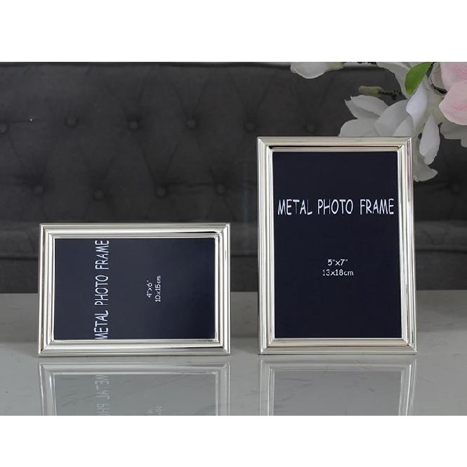 Aluminum European Photo Frame 5/6/7/8/10in High-grade Wedding Picture Frame Stand for Pictures Home Desktop Decor Gift