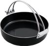 Shimomura Kihan 20cm Iron Sukiyaki Pot In Compatible with Induction and Direct Heat Evenly Cooks Yakiniku Perfect for Product 38296 [Made Japan] Heat,