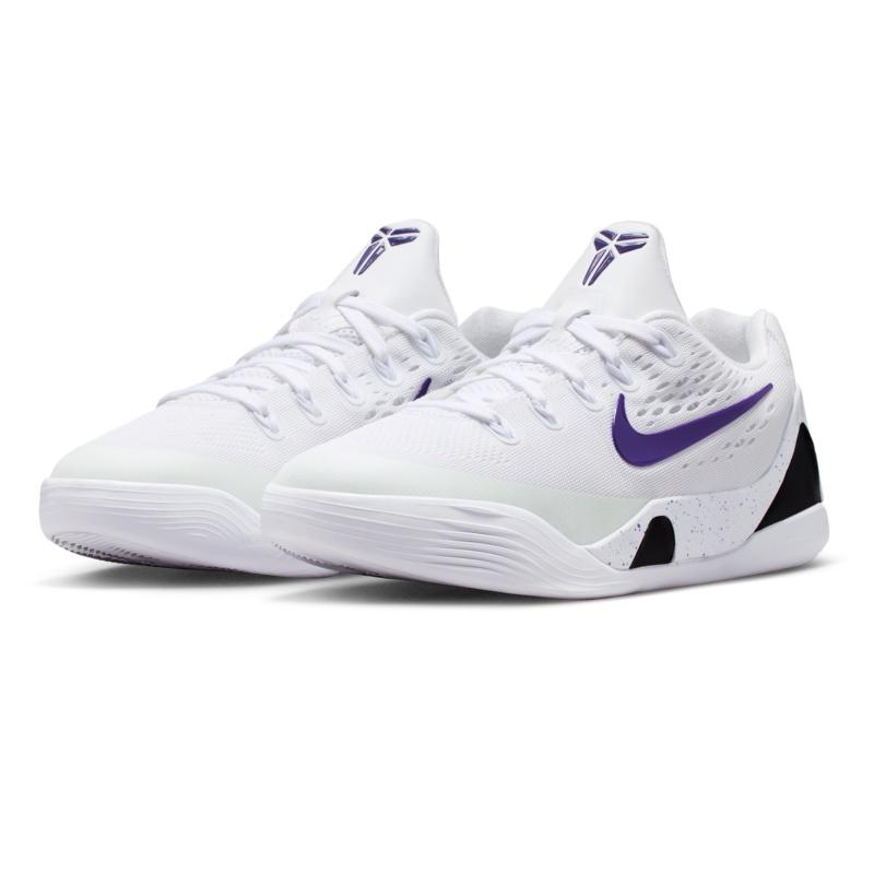 (GS) Nike Kobe 9 EM Low TB 'White Court Purple' Kids' FV3607-101