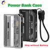 Корпус Power Bank 21700, 1 шт., без пайки, быстрая зарядка PD 20 Вт, со встроенным кабелем, съемный, DIY корпус для аккумулятора - без аккумулятора