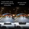 OBD2 Автомобильный проекционный дисплей Цифровой номер Hud Скорость вождения Проектор лобового стекла Система предупреждения о превышении скорости Автомобильные аксессуары 2024