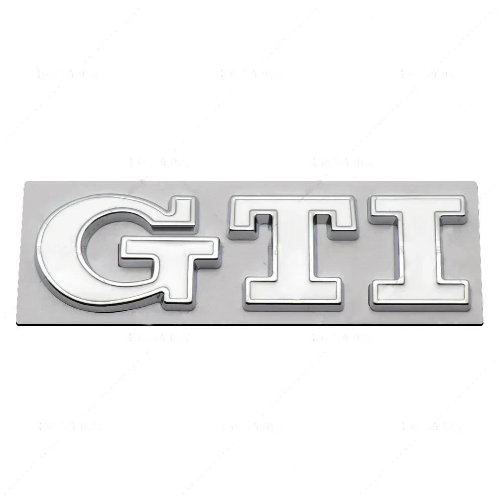 W123Metal Car Femder Side Emblem Rear Trunk Badge Sticker for Volkswagen VW GTI Logo Golf 5 7 JETTA MK4 PASSAT Polo SCIROCCO T-ROC