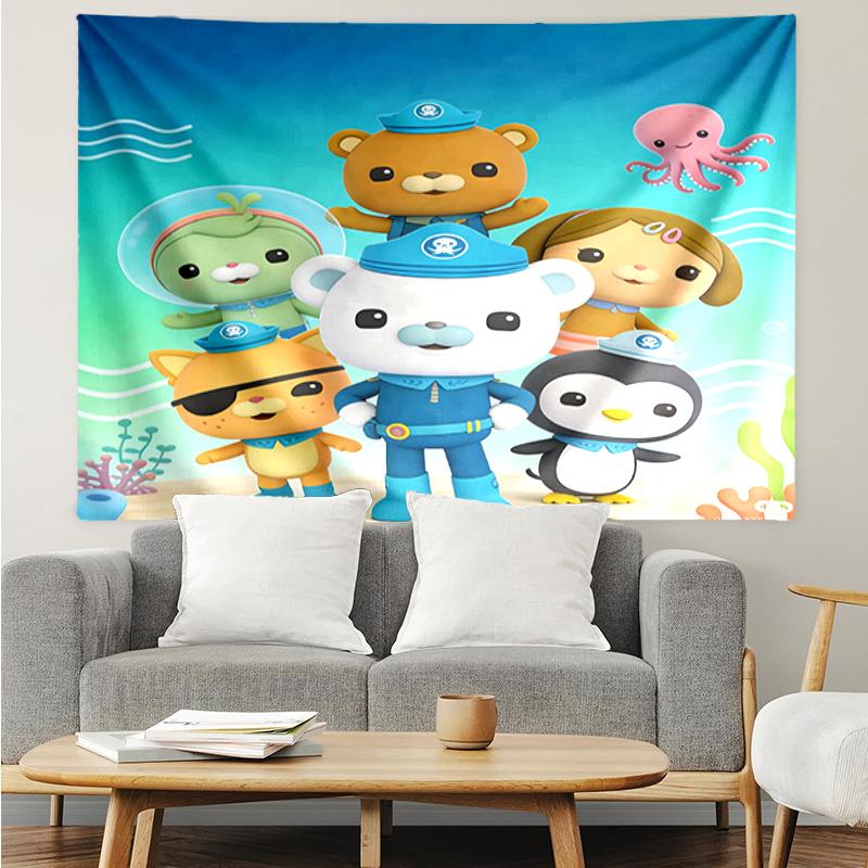 1PC Ocean Explorers Adventure Tapestry, Unique Design Tapestry, Suitable for Bedroom,Livingroom, Playroom,Heartwarming Holiday Gifts