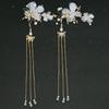 1pc/2pcs Elegant Classical Style Dragonfly Traditional HANFU Chinese Tassel Hairpin Headwear Hair Clips