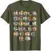 ABC Dog Breed Alphabet Cute A-Z Types of Dogs School Gift T-Shirt