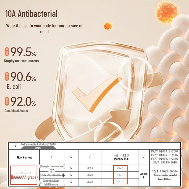 Женский тонкий антибактериальный бесшовный термотоп 10A