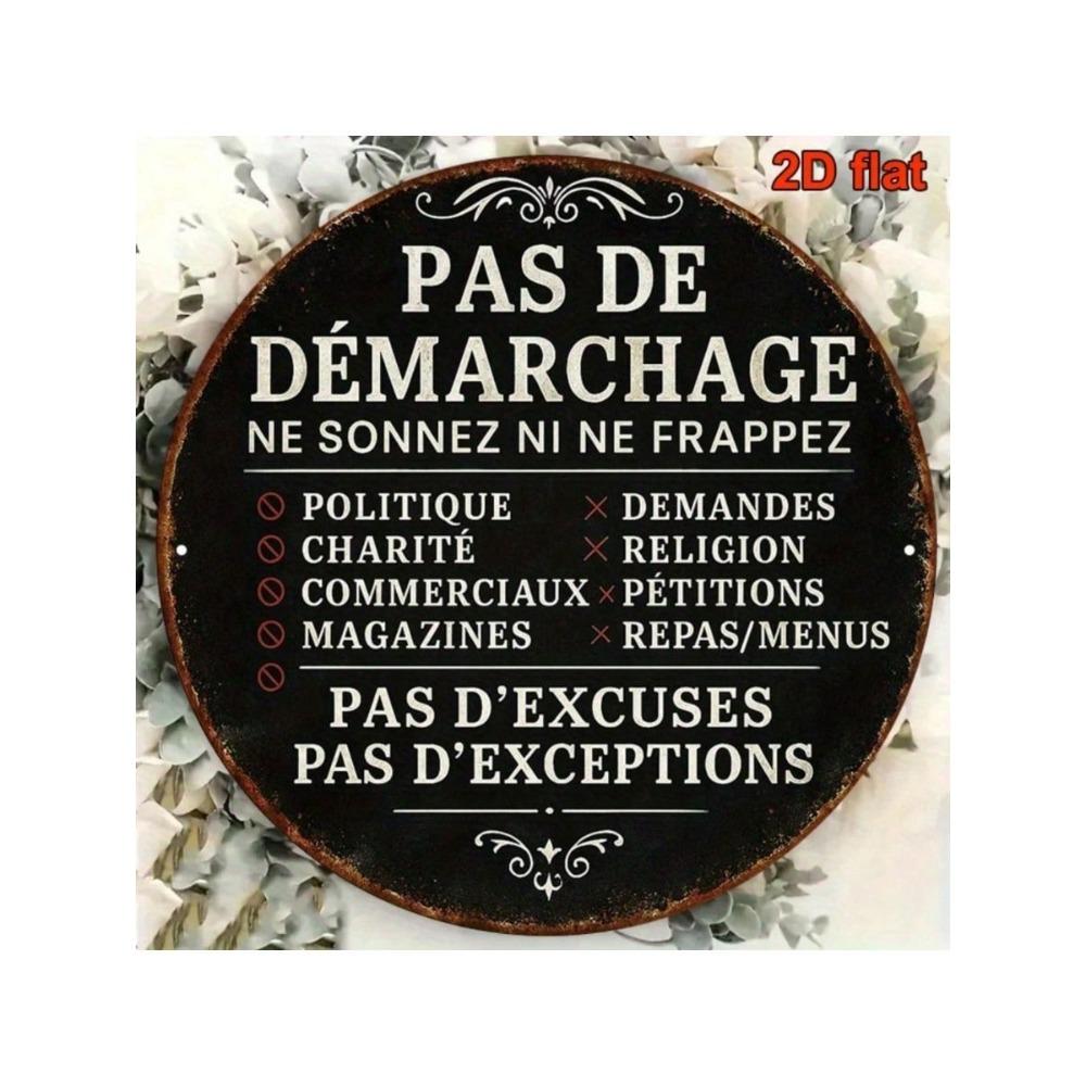Vintage No Soliciting Metal Wall Sign Rustic Home Decor