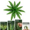 2Pcs Simulated Plants UV Resistant Artificial Ferns Realistic Greenery No Maintenance Indoor Outdoor Decor