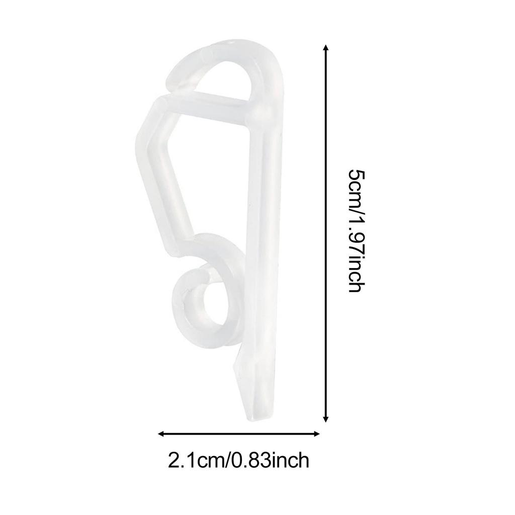 50 шт. Зажимы для рождественских гирлянд, зажимы для черепицы, вешалки, крючки для гирлянд-сосулек, зажимы для желобов для палубы, ветки деревьев, фестиваля, Хэллоуина