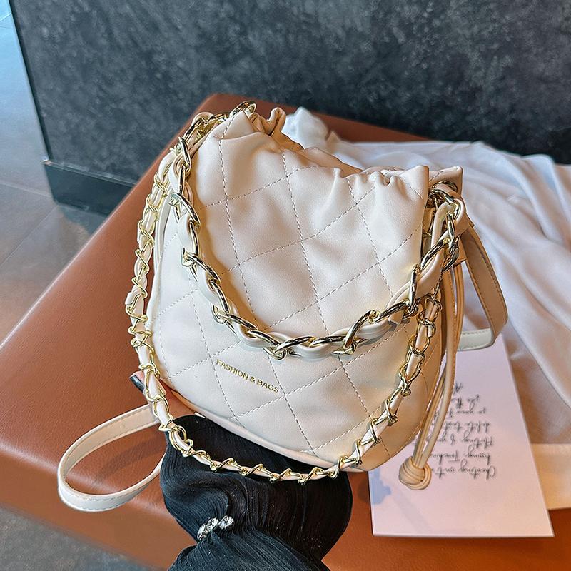 Женская новая модная сумка-ведро Lingge Chain Bag весна/лето с высоким качеством и в стиле вестерн