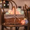 20LED Cotton Thread Wrapped Fairy Light String Cotton Ball Fairy Light Indoor Boudoir Bedside Carpet Decoration Wedding Christmas Holiday Lighting