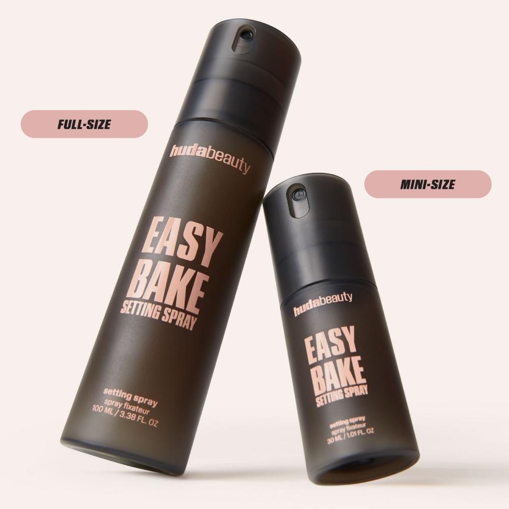 Huda Beauty Спрей для фиксации макияжа Easy Bake Blurring Setting Spray Стойкость до 16 часов 3,38 унции   100 мл 3,38 унции   100 мл