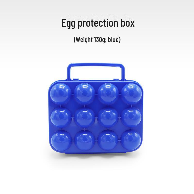 Ударопрочный 12-сеточный портативный ящик для хранения яиц для кемпинга на открытом воздухе