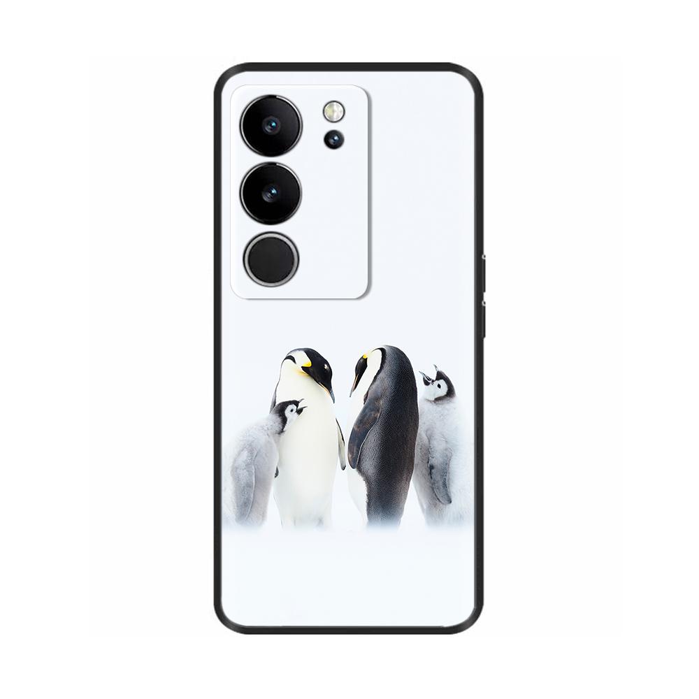 Чехол для Vivo V29 6.78'' Силиконовый ударопрочный корпус Мягкая ТПУ крышка для телефона Для Vivo V29 5G Fundas v 29 Чехлы Черный Бампер Capa Милый