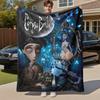 1pc Corpse BrideOutdoor Flannel Blanket Soft Plush Decor for Picnics, camping,Bedroom, Playroom, or Lunch Breakn1182A