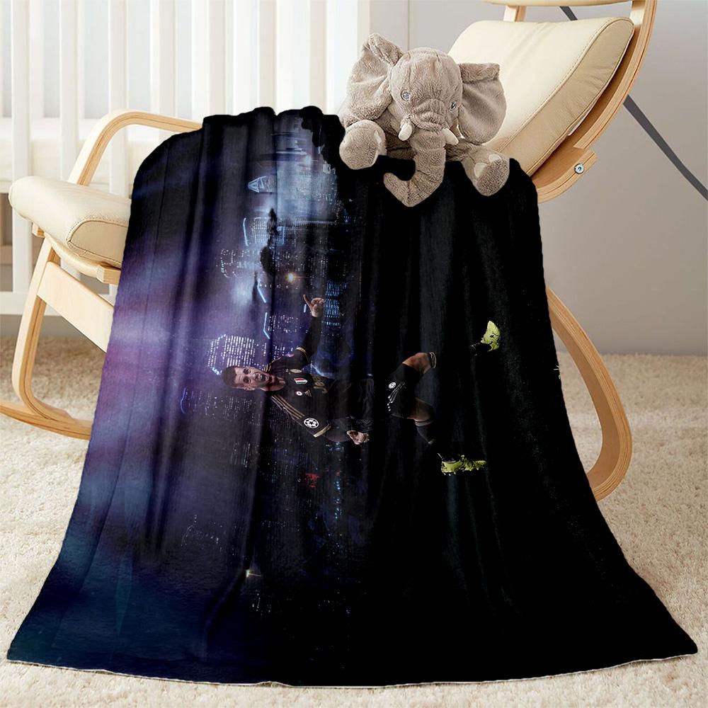 Space Exploration Adventure Blanket Soft & Cozy Perfect for Sofa Couch Livingroom Four Seasons Universal Playful Design