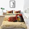 3D Bedding Set Vehicle Pattern Quilt Cover and Pillowcase 2 or 3 Pieces of Aircraft or Bicycle Printed Full-size Washable and Comfortable Bedding