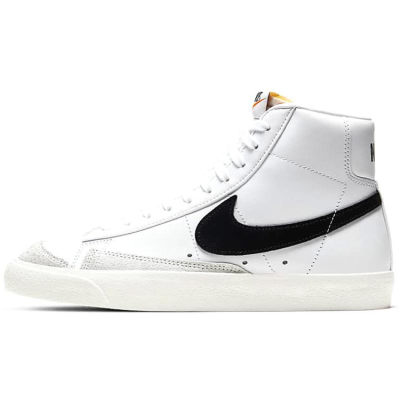 Nike Blazer Mid 77 Vintage 'White Black' Women's Sneakers Skateboard Shoes CZ1055-100