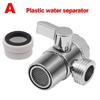 Two Way Water Tap Connector for Toilet Bidet Shower Kitchen Faucet Adapter Bathroom Sink Splitter Diverter Valve Faucet Kitchen Accessories