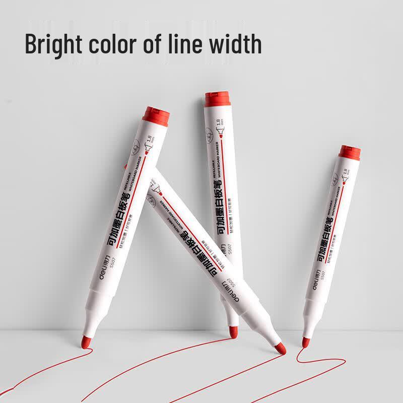 Deli S507 Refillable Whiteboard Marker Pen