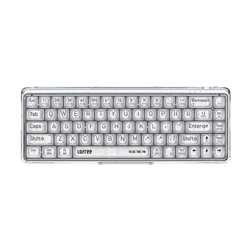 LOFREE 1% Transparent Wireless Bluetooth Mechanical Keyboard