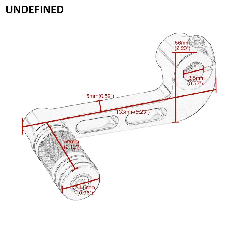 Motorcycle Aluminum Heel Toe Shift Lever W/ Shifter Foot Pegs for Harley Sportsters 883 1200 XL w/ Mid Controls 2004-2022