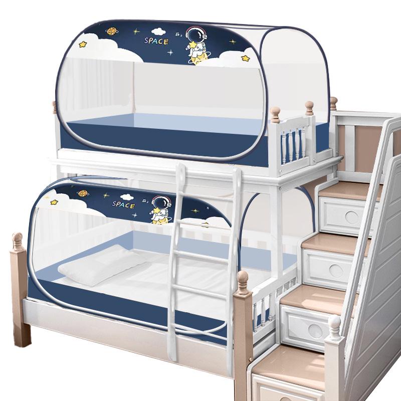 New Foldable Zipper Mosquito Net for Dormitory Bunk Bed